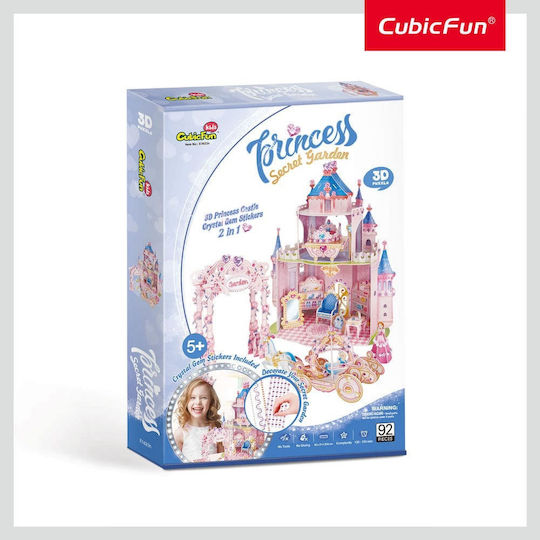 Princess Secret Garden Puzzle 3D 92 Teile