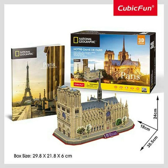 Notre-Dame De Paris Puzzle 3D 128 Teile