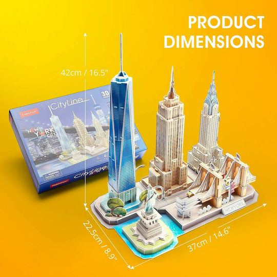 New York City Puzzle 3D 123 Teile