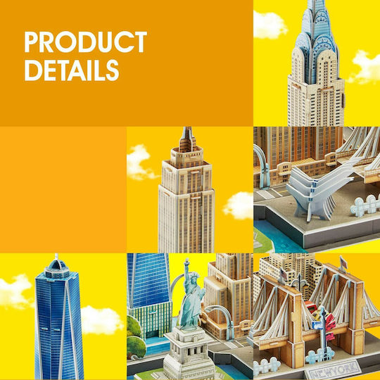 New York City Puzzle 3D 123 Teile