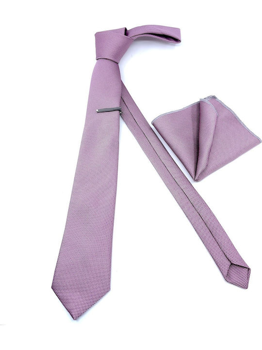 Legend Accessories Men's Tie Set Printed Lavender