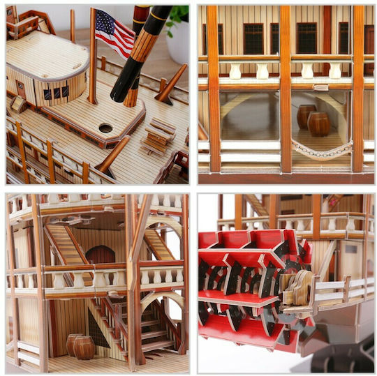 Puzzle 3D Vapor Mississippi 142 Piese