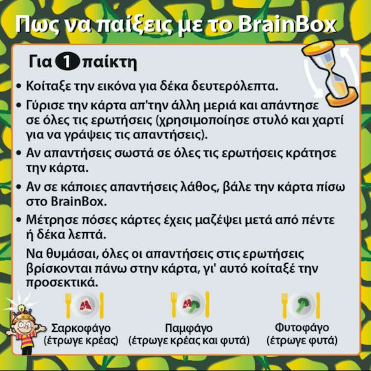 BrainBox Δεινόσαυροι Εκπαιδευτικό Παιχνίδι Γνώσεων για 5+ Ετών
