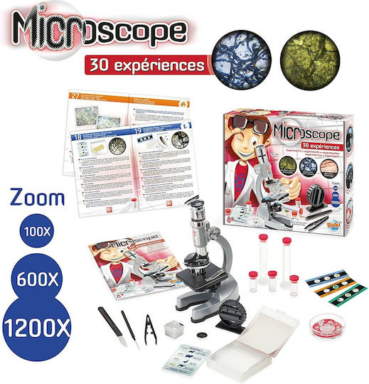 Buki Μικροσκόπιο 30 Πειράματα STEM Microscope for 8+ years old Years Old