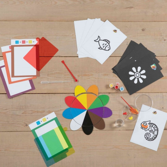 AS Ένας Κόσμος Χρωμάτων Montessori STEM Lernspiel Wissen für 3-6 Jahre