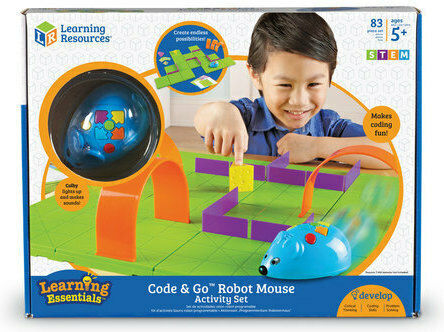 Learning Resources Code & Go Robot Mouse Εκπαιδευτικό Παιχνίδι Ρομποτικής για 5-12 Ετών