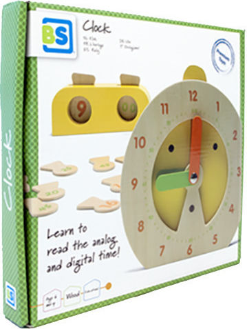 BS Toys Μαθαίνω την Ώρα Educational Time Learning Game made of Wood for 6+ years old Years Old