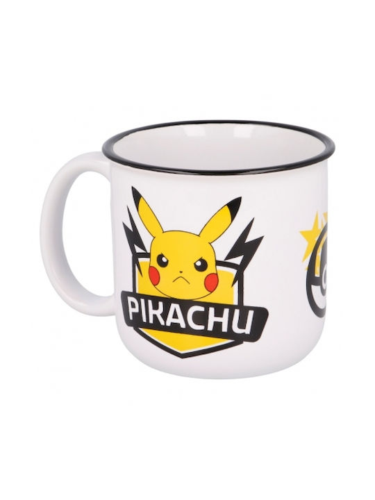 Stor Pokemon Pikachu Ceramic Cup White 400ml MGPOK