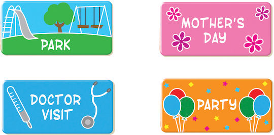 Melissa & Doug My First Daily Magnetic Calendar Εκπαιδευτικό Παιχνίδι Γνώσεων από Ξύλο για 3+ Ετών
