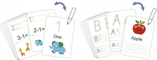 Tooky Toys Κάρτες, Αριθμοί & Γράμματα Αγγλικά Educational Game Knowledge for 3+ years Years Old