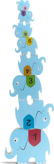 BS Toys Circus Elephants Educational Game Knowledge made of Wood for 3+ years Years Old