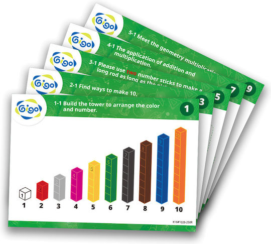 Gigo Τα Ξυλάκια Επανέρχονται STEM Educational Game Knowledge for 3+ years Years Old