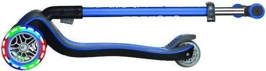 Globber Kids Scooter Foldable Elite Deluxe Lights 3-Wheel for 3+ years Years Blue
