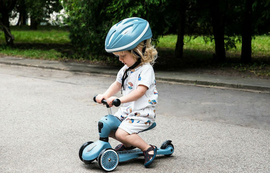 Scoot & Ride Kids Scooter Ηighwaykick 1 3-Wheel with Seat for 1-5 Years Light Blue