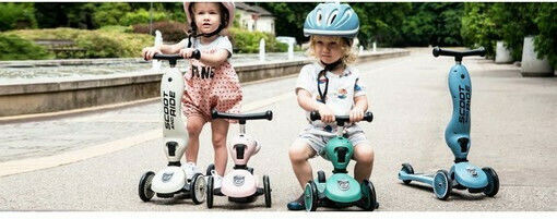 Scoot & Ride Kids Scooter Highwaykick 1 3-Wheel with Seat for 1-5 Years Yellow
