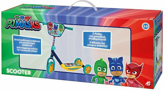 AS Kids Scooter Foldable PJ Masks 3-Wheel for 2-5 Years Turquoise