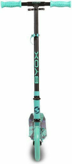 Byox Детска Сгъваема Тротинетка Storm С Две Колела За 8+ Години Тюркоазена