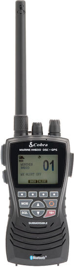 Cobra MR HH600 FLT GPS BTE Funkgerät VHF Marine 6W mit Monochromdisplay