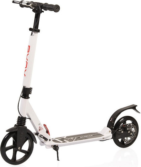 Byox Kids Scooter Foldable Plexus 2-Wheel for 8+ Years White