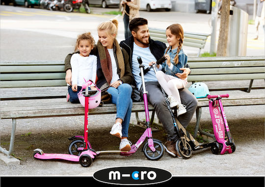 Micro Kids Scooter Foldable Mini Deluxe Foldable 3-Wheel for 2-5 Years Blue