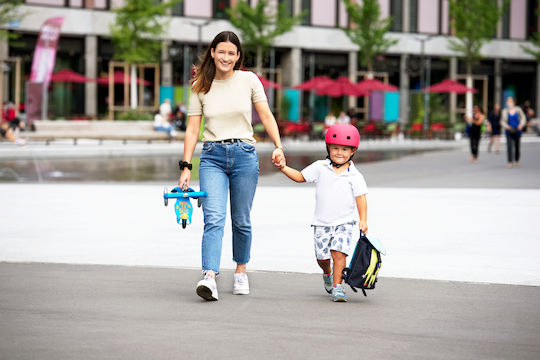 Micro Kids Scooter Foldable Mini Deluxe Foldable 3-Wheel for 2-5 Years Blue
