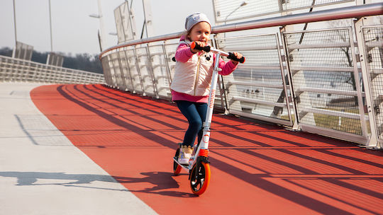 Lionelo Kinderroller Klappbar Luca 2-Rad Schwarz