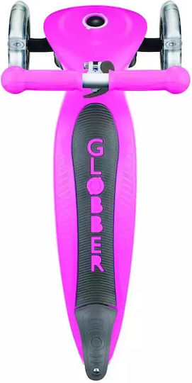 Globber Kids Scooter Foldable Primo Foldable Total 3-Wheel for 3+ Years Fuchsia