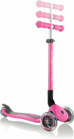 Globber Kids Scooter Foldable Primo Foldable Total 3-Wheel for 3+ Years Fuchsia