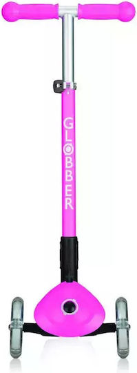 Globber Kids Scooter Foldable Primo Foldable Total 3-Wheel for 3+ Years Fuchsia
