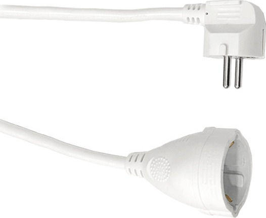 Com Extension Cable Cord 3 x 1.5mm²/5m White