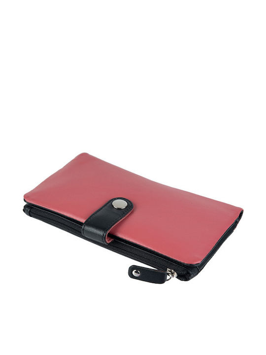GA Large Leather Women's Wallet Orange