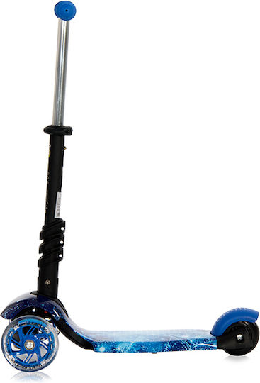 Lorelli Kids Scooter Foldable Smart Plus 2021 3-Wheel with Seat for 3+ Years Blue