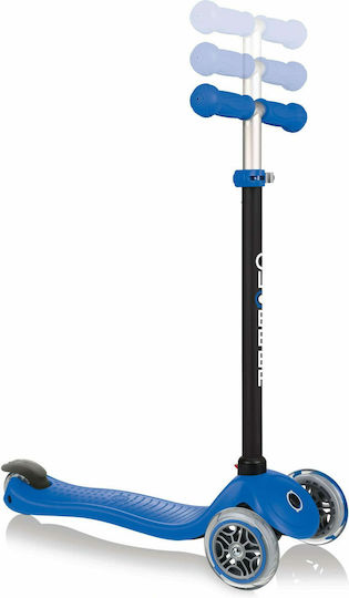 Globber Kids Scooter Go-Up Sporty 3-Wheel with Seat for 3+ Years Blue