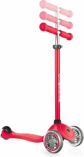 Globber Kids Scooter Primo V2 Total 3-Wheel for 3+ Years Neon Red