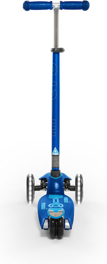 Micro Kids Scooter Maxi Deluxe Led 3-Wheel for 5+ Years Blue