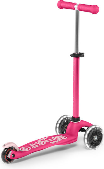 Micro Kids Scooter Mini Deluxe Led 3-Wheel for 2-5 Years Pink