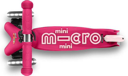 Micro Kids Scooter Mini Deluxe Led 3-Wheel for 2-5 Years Pink