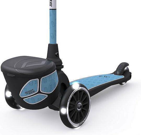Scoot & Ride Scuter Copii Pliabil Highwaykick 2 3 Roți Pentru 2-5 Ani Albastru