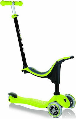 Globber Kinderroller Go-Up Sporty 3-Rad mit Sitz für 3+ Jahre Grün