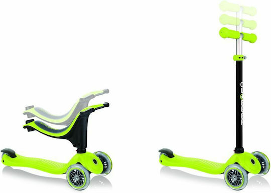 Globber Παιδικό Πατίνι Go-Up Sporty Τρίτροχο με Κάθισμα για 3+ Ετών Πράσινο