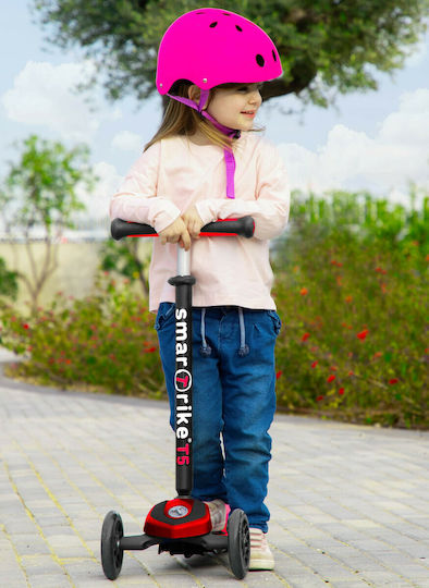 Smart Trike Παιδικό Πατίνι T5 Τρίτροχο για 4+ Ετών Κόκκινο