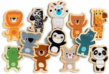 Djeco Magnetic Construction Toy Animals of the Forest for Children 2+ years+ Years