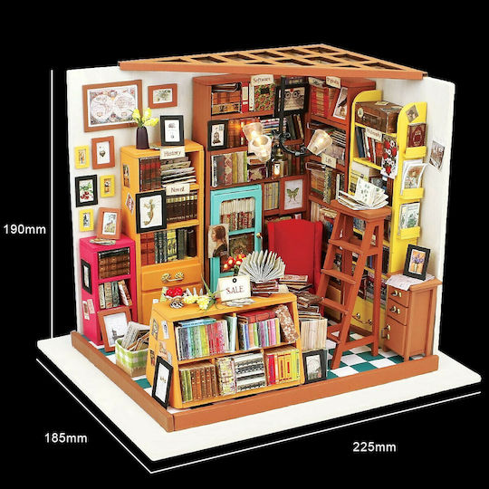Robotime Παιχνίδι Κατασκευών Ξύλινo DIY Miniature Sam's Study για Παιδιά 16+ Ετών
