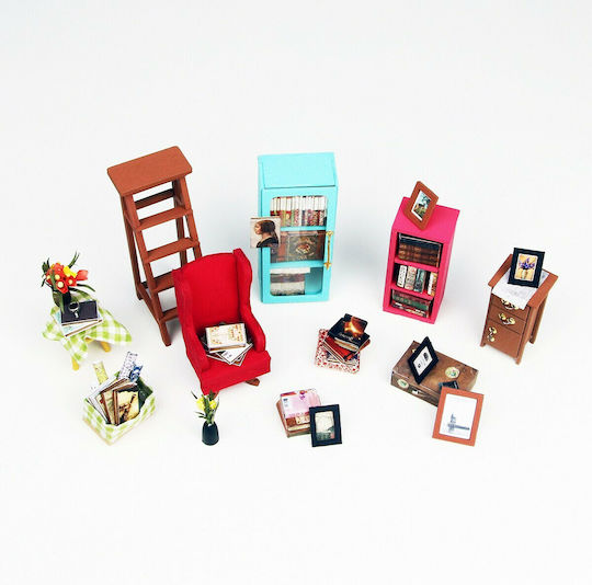 Robotime Παιχνίδι Κατασκευών Ξύλινo DIY Miniature Sam's Study για Παιδιά 16+ Ετών