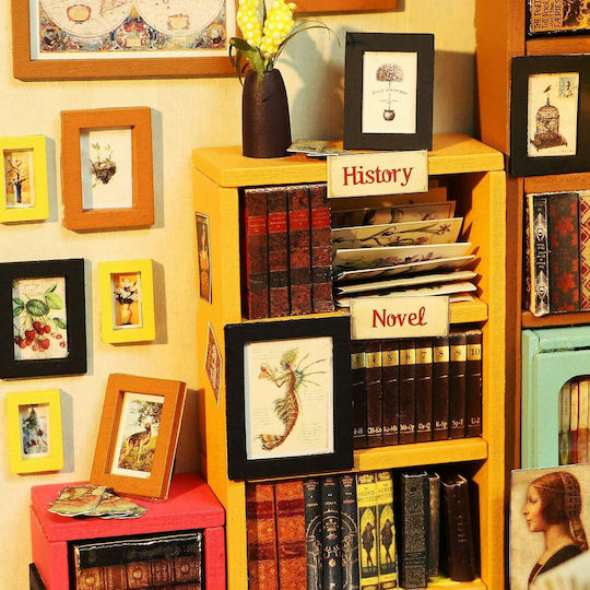Robotime Παιχνίδι Κατασκευών Ξύλινo DIY Miniature Sam's Study για Παιδιά 16+ Ετών