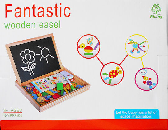 Zita Toys Μαγνητικό Παιχνίδι Κατασκευών Μαυροπίνακας για Παιδιά 3+ Ετών