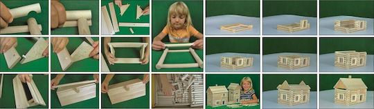 Walachia Wooden Construction Toy Vario Massive Νr.25 for Children 5+ years+ Years