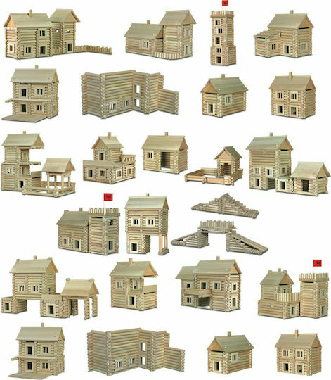Walachia Wooden Construction Toy Vario Massive Νr.25 for Children 5+ years+ Years