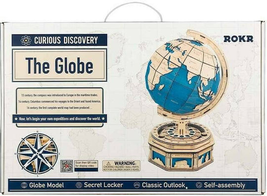 Robotime Wooden Construction Toy The Globe for Children 14+ years old+ Years