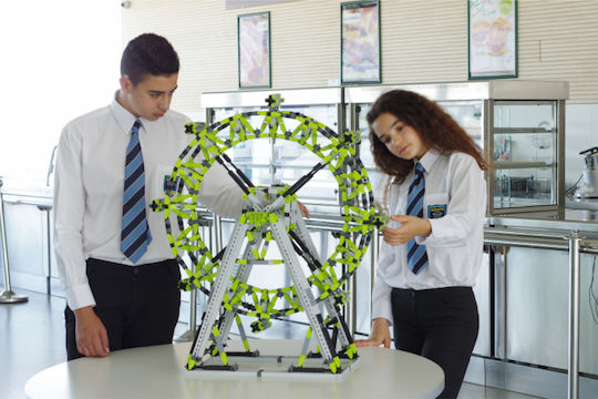 Engino Plastic Construction Toy Stem Amusement Park London Eye And Ferris Wheel